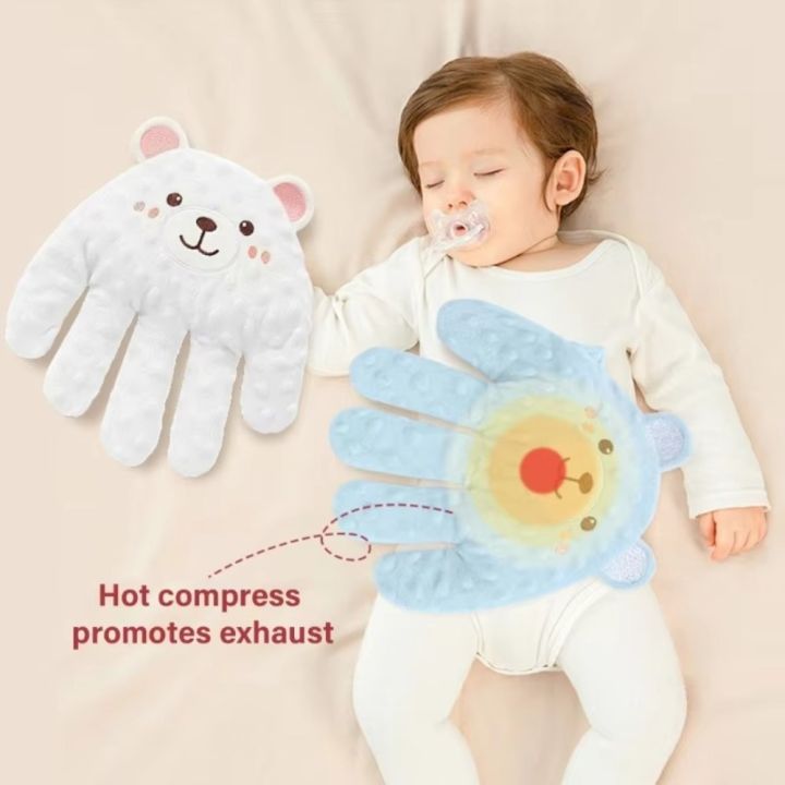 New Two Type Baby Soothing Palm Electric Velvet Baby Patting Toy Comfortable Soft Baby Sleeping Palm