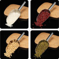 Stainless Steel Sweet Candy Ice Scraper Buffet Bar Food Measuring Scoop Shovel. 