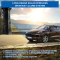 Solar Driveway Alarm Included 2 Receiver 1 Sensor Weatherproof Home Security Alert System For 300m Long Range. 