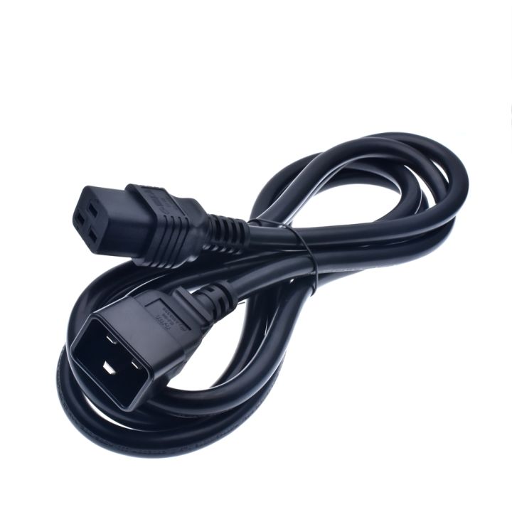 C19-C20 Power Cord 16a 250v 3*2.5mm C20 Male Plug To C19 Female Socket Pdu Ups Server Power Extension Cable