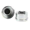 Trailer Axle Dust Cap Erosion Resistance Trailer Hub Grease Cap Easy To Install 2.44in OD with Rubber Plugs for Boat Trailer 5200-6000 Lb Axles.