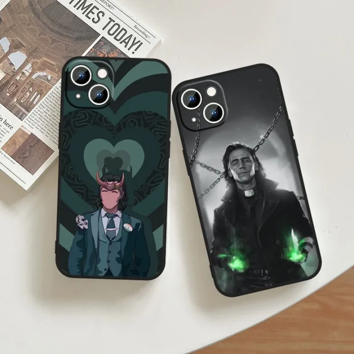 Marvel%20Lovely%20Loki%20Phone%20Case%20For%20Apple%20iPhone%2014%2013%2012%2011%20Pro%20Max%20mini%20XS%20XR%20X%208%207%206S%206%20Plus%20Black%20Soft%20Funda%20Back%20Cover%20Coque%20-%20Image%204