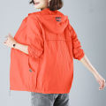 Short Sun Protection Clothing Women2022New Korean Style Western Style Hooded Sun-Protective Clothing Casual Loose All-Match Summer Coat Fashion【8Month6Day After】.