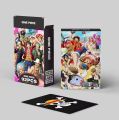 60PCS Lomo Card + 32PCS Stickers 92PCS/BOX Anime One Piece Collectible Post Cards with Box.