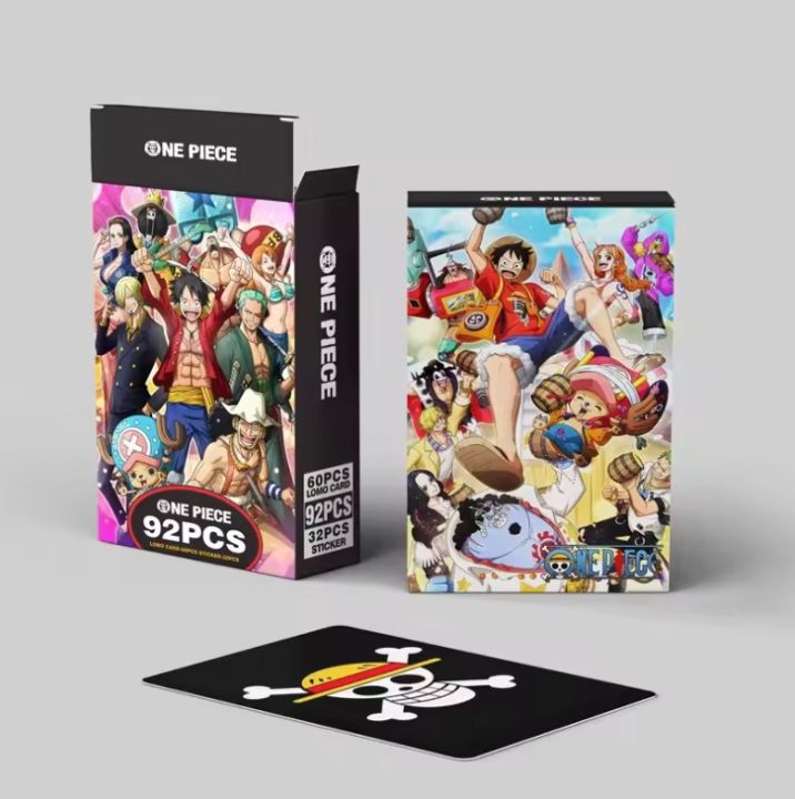 60PCS%20Lomo%20Card%20+%2032PCS%20Stickers%2092PCS/BOX%20Anime%20One%20Piece%20Collectible%20Post%20Cards%20with%20Box%20-%20Image%203