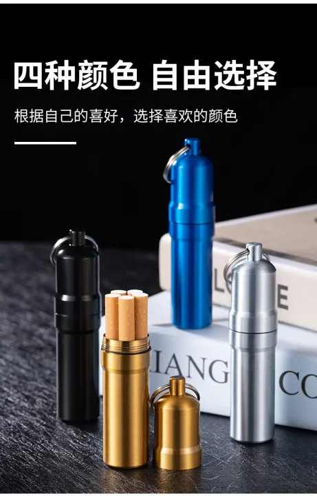 05/10/20%20Pcs%20Portable%20Cigaretes%20cigarate%20Case%20%20with%20Key%20chain%20Mini%20Capsule%20Waterproof%20Metal%20Ciggaretes%20Cigar%20Box%20Lighter%20Gift%20-%20Image%205
