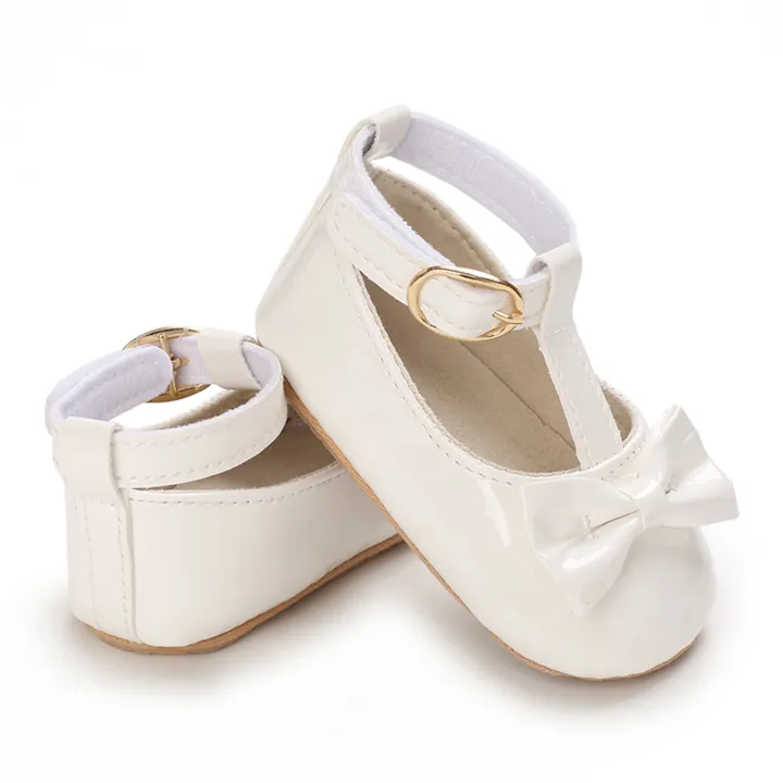 Newborn%20Anti-slip%20Shoes,%20Baby%20Girls%20Hollow-out%20Solid%20Color%20First%20Walking%20Shoes%20with%20Bow%20-%20Image%207