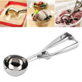 Stainless Steel Ice Cream Scoop Multi Use Food Spoon (Silver)(Pack of 1). 