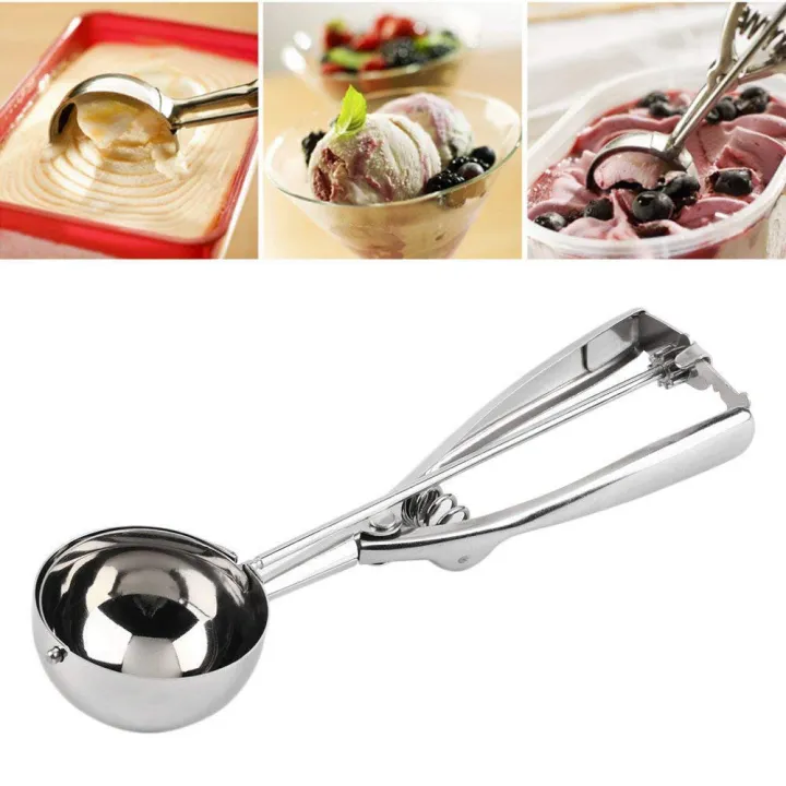 Stainless%20Steel%20Ice%20Cream%20Scoop%20Multi%20Use%20Food%20Spoon%20(Silver)(Pack%20of%201)%20-%20Image%205