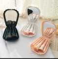 Makeup Brush Set With Mirror, Portable Home/Travel Use, Eye Shadow, Highlighter, Foundation.