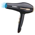 Kemey KM- 2376 3000W ( 2 in 1 ) Powerful-Professional-Heavy-Duty-Hair- Dryer-for-Unisex - Black.