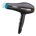 Kemey-KM-2376/2378 - 3000W ( 2 in 1 ) Powerful-Professional-Heavy-Duty-Hair-Dryer--- Black. 