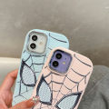 Hontinga for OPPO A53 A33 A31 A5 A9 2020 A52 A92 Back Cover Luxury Silver Edge Lens Spider-Man Pattern Soft Liquid Silicone Phone Case.