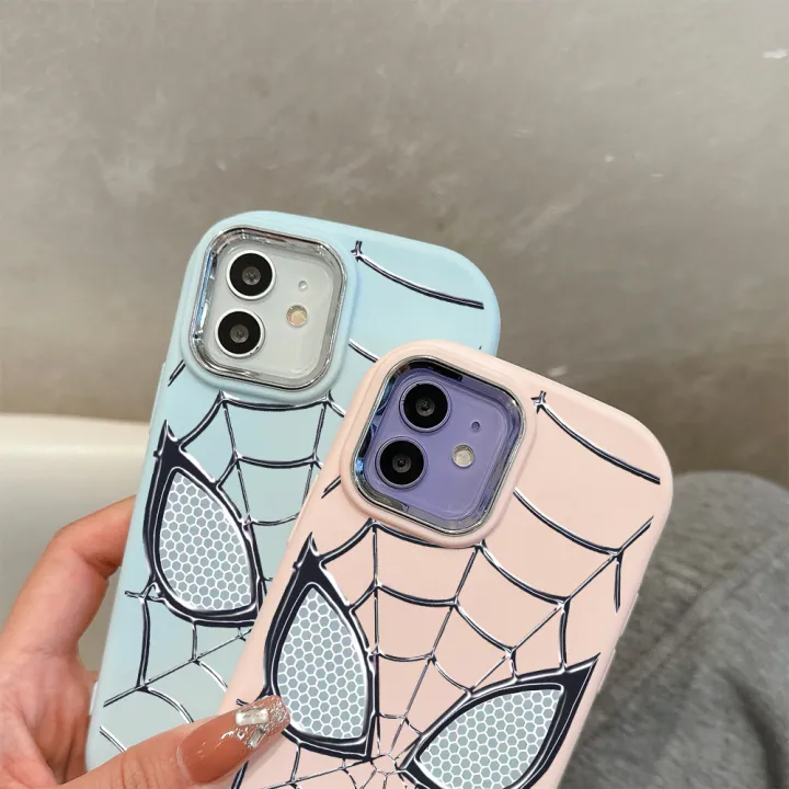 Hontinga%20for%20OPPO%20A53%20A33%20A31%20A5%20A9%202020%20A52%20A92%20Back%20Cover%20Luxury%20Silver%20Edge%20Lens%20Spider-Man%20Pattern%20Soft%20Liquid%20Silicone%20Phone%20Case%20-%20Image%206