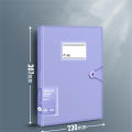 A4 File Folder Display Book Transparent Insert Paper Document Organizer Bag Office Supplies Stationery.