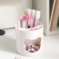 Compact Size Desk Organizer Versatile Use Cute Multi-Compartment Pen Holder Pencil Container for Home Office Student Desk Workstation Organizer Art Supplies Professional Use. 