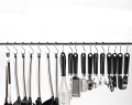 5 pcs S-hooks for Hanging Flower Pot Holder Kitchen Utensils Clothes Bags Towels Plant Hooks for kitchen.