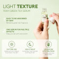 Fenyi Green Tea Facial Serum Sodium Hyaluronic Acid Shrink Pore Moisturizing Oil Control Soothing Acne Skin 17ml. 