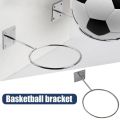 Wall Mounted Basketball Soccer Volleyball Sports Ball Holders Display Hat Rack Storage Organizer Shelves Bracket. 