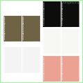 RAN 2 Sheets A5 B5 Notebook Page Binder Candy Colored PP Loose-leaf Covers 26 20 Holes Index Divider Separator Accessori. 