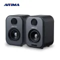 AIYIMA S400 ses 80W kitaplık aktif hoparlörler stüdyo monitör 3 inç Bluetooth USB DAC HiFi ev Subwoofer müzik sistemi TV PC. 