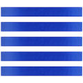 Set of 5 Navy Blue Satin Table Runner 12X108 Inch Table Runner for Wedding Banquet Decoration.