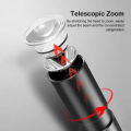 Auoyo light Zoomable Rechargeable Super Bright LED light Long Range Outdoor Portable Tactics Torch.