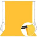 Yellow Fashion Photography Background 5.6 x 9 Feet Studio Props For YouTube Backdrop Without Stand.