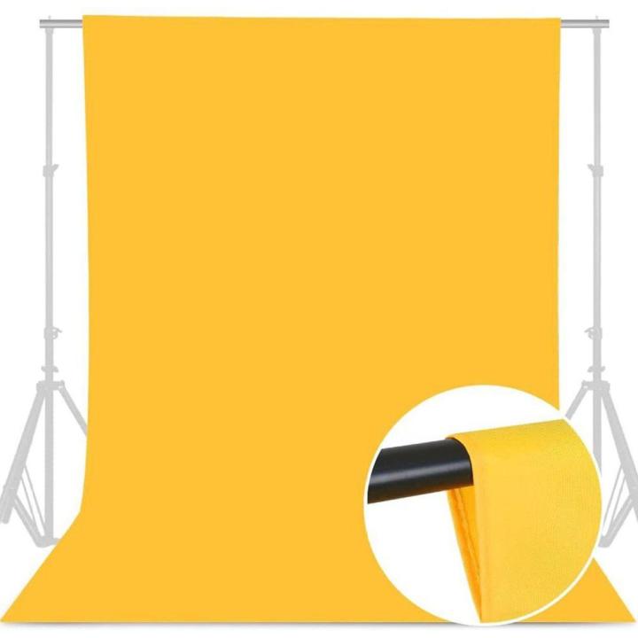 Yellow Fashion Photography Background 5.6 x 9 Feet Studio Props For YouTube Backdrop Without Stand
