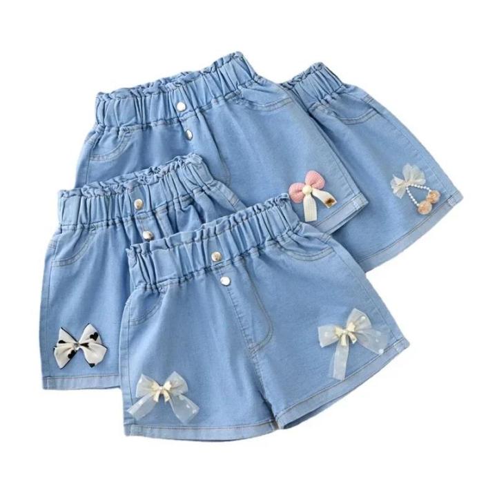 Outerwear%20Pants%20for%20Baby%20Girls%20Summer%20Slim%20Medium%20Sized%20Children's%20Shorts%20Denim%20Shorts%20for%20Girls%20Summer%202024%20New%20-%20Image%202