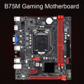 Jingsha B75M Motherboard Support i3-2100 i3-2120 i3-3240 i5-2400 i5-3450 i5-3470 i7-2600 i7-3770 2th/3th Generation LGA1155 CPU. 
