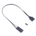 25cm RGB Cable 3-Pin 5V Adapter Connector for Corsair SP/HD/LL/ML/QL RGB To Standard ARGB Eatop.