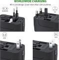 Universal USB Multi Plug Travel Adapter Power Socket international UK/US/AU/EU/CA All in 1 Travel Adapter converter. 