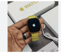 Apple Ultra Watch ( Gold Edition ), Mobile Phones & Gadgets Watch 8 Ultra Gold Edition Smartwatch with Sports Mode 49MM Gold and Orange Belt Smartwatch. 