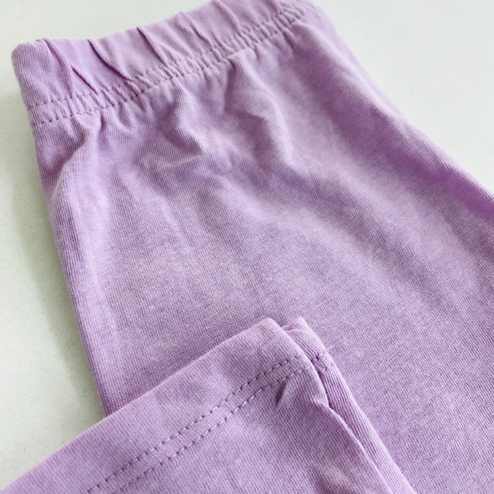 Girls%20Regular%20Waist%20Cotton%20Jersey%20Leggings%20From%20Levin%20-%20Image%207