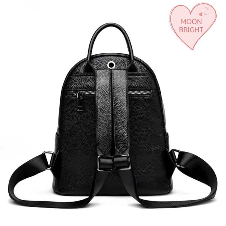 Black%20Cowhide%20Leather%20Backpack%20for%20Women,%20Women's%20Daypack,%20Travel%20Initiated%20Bags,%20Luxury%20Classic%20Design%20-%20Image%205