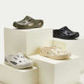 Ant Love Spring/Summer New Product for Home and Outdoor Wear: Simple Color Block Men's Hole Cool Slippers.