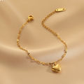 Heart Shaped Pendants Bracelet For Women. 
