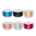 A10 bluetooth speaker aluminum alloy plug-in card mini small speaker outdoor portable wireless LED small steel cannon audio.
