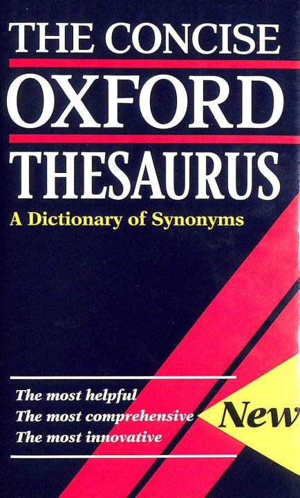 The Concise Oxford Thesaurus By Betty Kirkpatrick