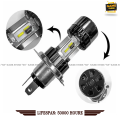 Motorcycle 12v H4 Hi Low beam Motoled M8 Headlight LED Bulbs White Light. 