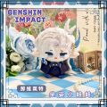 CozyNew! Game Genshin Impact Focalors Neuvillette Wriothesley Clorinde Navia Stuffed Plushie Plush 10cm Doll Toy Keychain KM Dec.