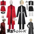 Anime Tokyo Revengers Cosplay Kurokawa Izana Cosplay Rindo Haitani Costume Red Black Uniform Halloween Carnaval Party Clothes. 