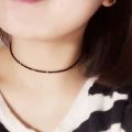 Simple Black Beads Short Necklace Female 2022 Fashion Jewelry Women Choker Necklaces Bijoux Femme Ladies Party Necklace.