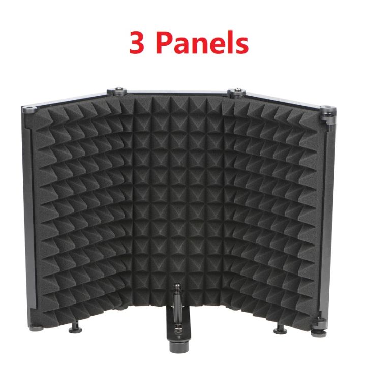 LOMEHO%203%20Plastic%20Microphone%20Shield%20Foldable%20Panels%20Adjustable%20Isolation%20Broadcast%20Sing%20Reduce%20Noise%20Recording%20Windscreen%20LO-PS68%20-%20Image%206
