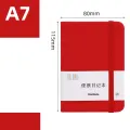A7 Small Notebook Portable Pocket Book Student Thick Notebook Mini Minimalist Portable Book A7 Notebook Small Notebook Portable Pocket Book Student Notebook Thick Notebook. 