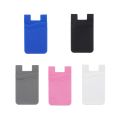 Silicone Phone Card Holder Wallet Case Phone Wallet Stick On Credit Card Holder Phone Pocket for Almost All Cell Phone. 