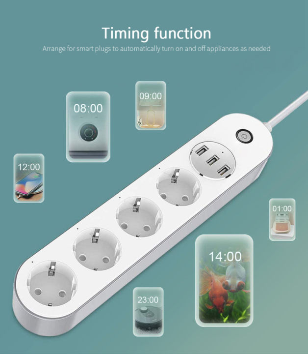 Wifi%20Smart%20Power%20Strip%204%20EU%20Outlets%20Plug%20with%203%20USB%20Charging%20Port%20Timing%20App%20Voice%20Control%20Work%20with%20Alexa%20Google%20Home%20Maximum%20current:%202400%20W%20(240%20V%20/%2010%20A)%20-%20Image%208