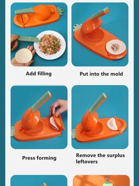 Dumpling%20Maker%202%20In%201%20Dumpling%20Mold%20Pressure%20Manual%20Wrapper%20Making%20Plastic%20Mold%20Dough%20Pressing%20Tool%20Kitchen%20Baking%20Accessories%20With%20Spoon%20Kuli%20Pitha%20maker%202%20in%201%20magic%20pitha%20maker%20,momo%20maker%20-%20Image%202