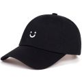 Spring autumn cotton baseball cap men women hip-hop dad hat adjustable sports golf caps smiley embroidered trucker hats.